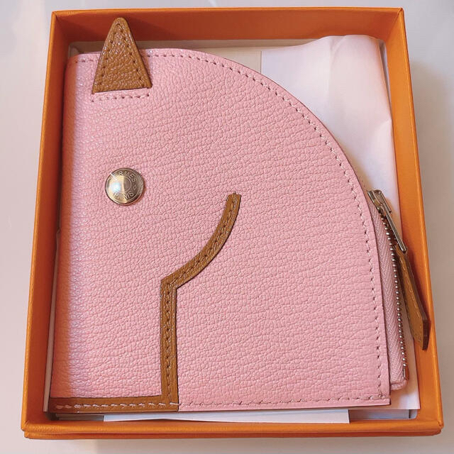 【新品】エルメス　パドック　ローズサクラ　コインケース　HERMES