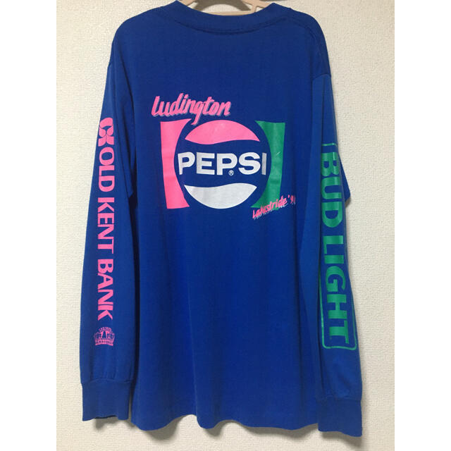 コカ・コーラ(コカコーラ)のペプシ　ヴィンテージ　ロンT レトロ 80s 90s メンズのトップス(Tシャツ/カットソー(七分/長袖))の商品写真