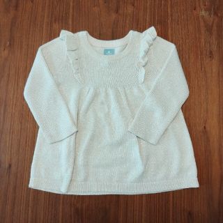 ベビーギャップ(babyGAP)の【risa様専用】baby GAP ラメ入りチュニックニット 90(ニット)