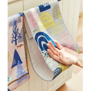 クルっと回していつも清潔⭐︎ Felissimo キッチン 便利タオル タオル(タオル/バス用品)