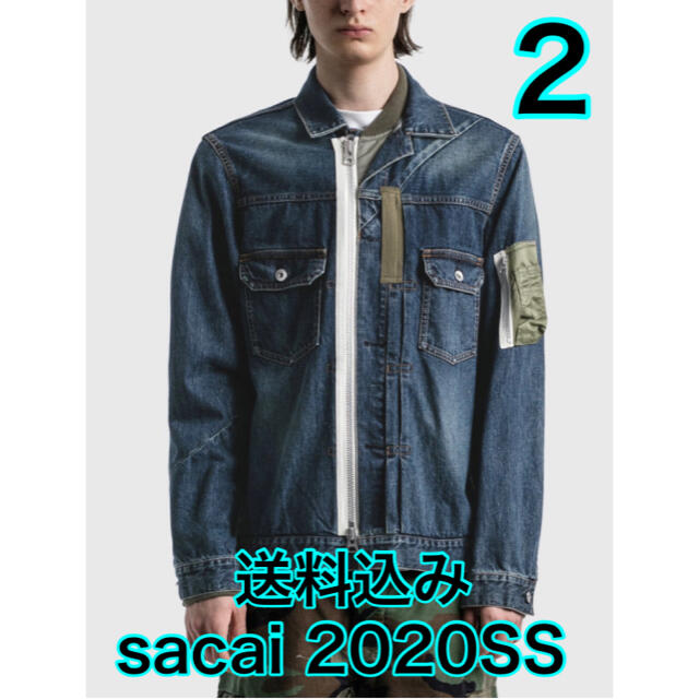 sacai 20aw デニムジャケット 綾野剛さん着用　セットアップ可