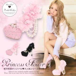 ジュエルズ(JEWELS)のプリンセスパンプス  さくりなコラボ　suger シュガー　ジュエルズ(ハイヒール/パンプス)