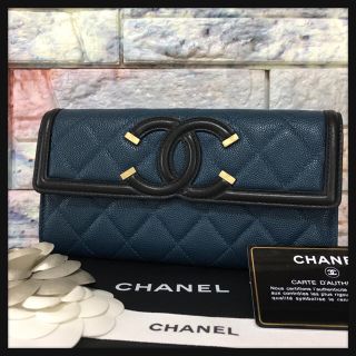 正規品⭐︎新品未使用⭐︎CHANEL長財布⭐︎バイカラー⭐︎完売人気色