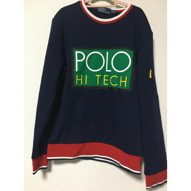 POLO RALPH LAUREN(ポロラルフローレン)のpolo hi tech スウェットトレーナー　ネイビー メンズのトップス(スウェット)の商品写真