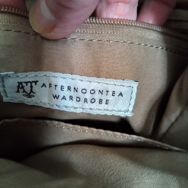 AfternoonTea(アフタヌーンティー)のアフタヌーンティー　ショルダーバック　スエード調　未使用 レディースのバッグ(ショルダーバッグ)の商品写真