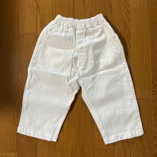 ザラキッズ(ZARA KIDS)の韓国子供服　ホワイトパンツ　美品(パンツ/スパッツ)