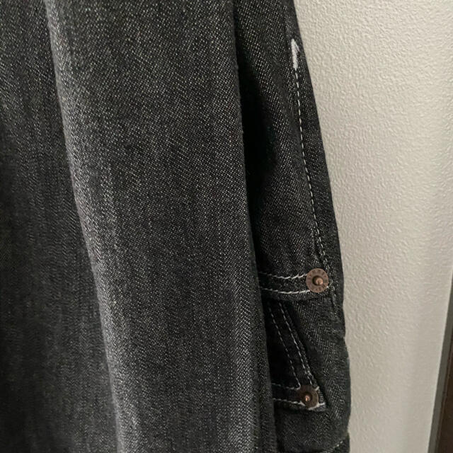 Maison Martin Margiela(マルタンマルジェラ)の【ハル様専用】M M⑥ワイドウッシュブラックパンツ レディースのパンツ(デニム/ジーンズ)の商品写真