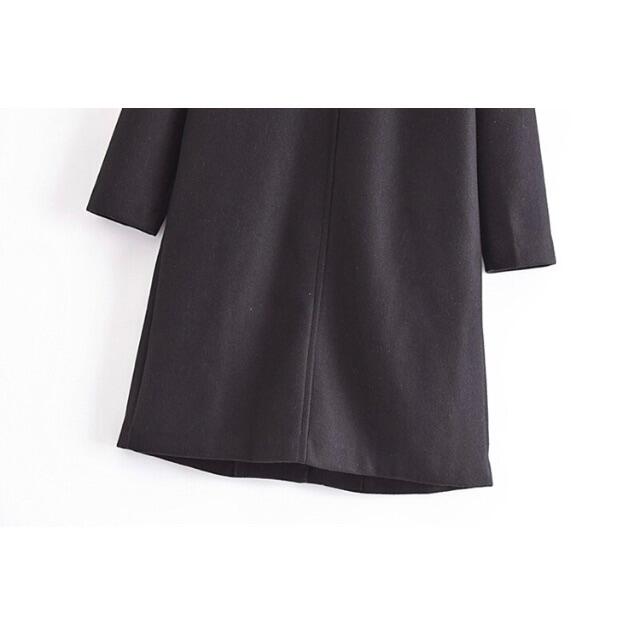 ZARA(ザラ)の🌰9月新作🌾5683◆black ブラック ベーシック コート レディースのジャケット/アウター(ニットコート)の商品写真