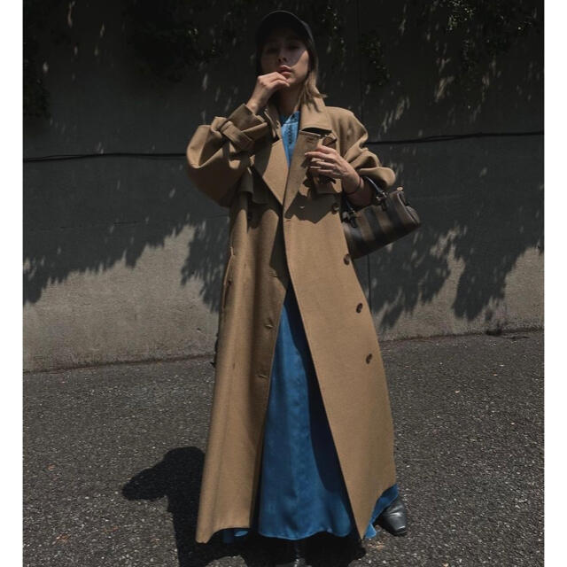 ameri vintage SUPERIOR FLARE TRENCH COAT