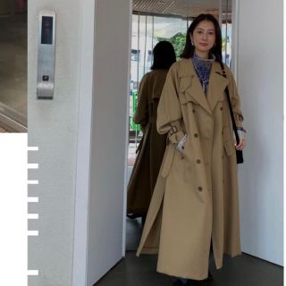 ameri vintage SUPERIOR FLARE TRENCH COAT