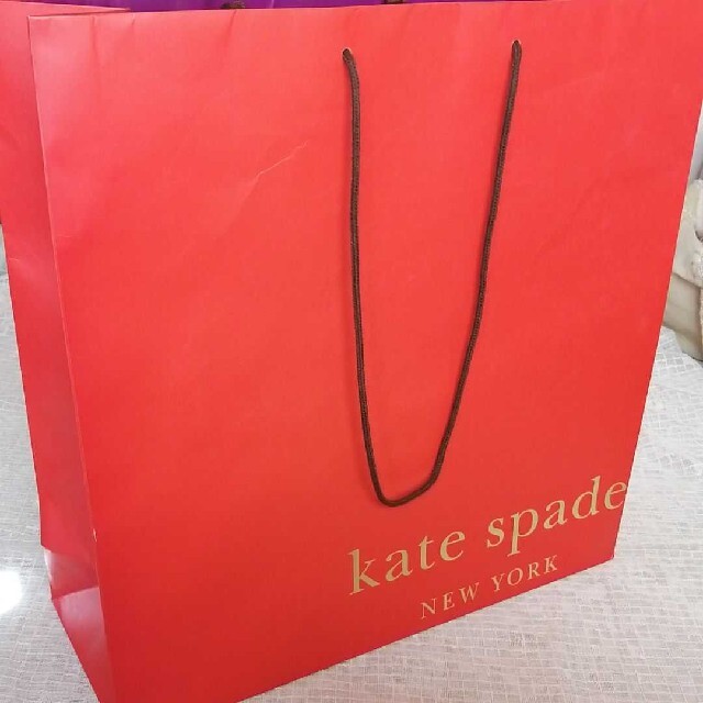 「kate spade」ショップバッグ　特大サイズ レディースのバッグ(ショップ袋)の商品写真