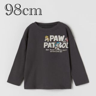 ザラキッズ(ZARA KIDS)の《新作》新品　パウパトロール　長袖　Tシャツ　2〜3歳　98cm(Tシャツ/カットソー)