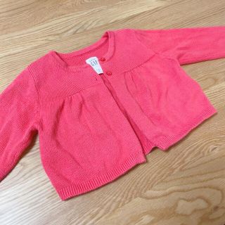 ベビーギャップ(babyGAP)のギャップベビー　カーディガン　70cm(カーディガン/ボレロ)