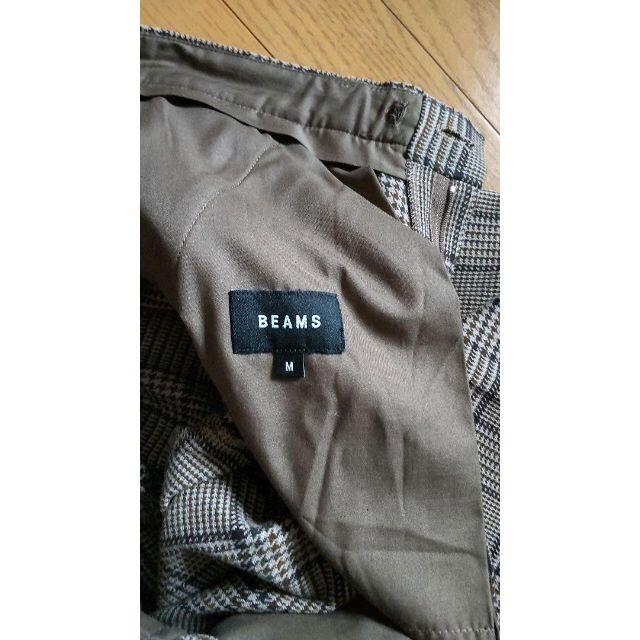 BEAMS　テックウールワイドスラックス　M 3