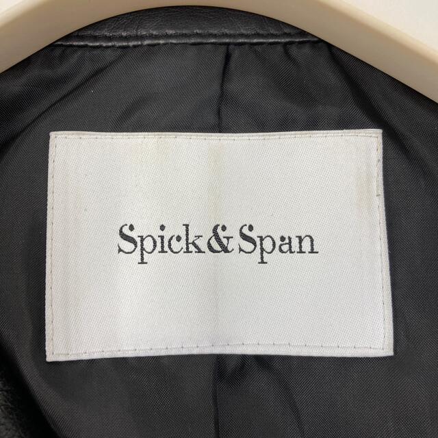 Spick & Span(スピックアンドスパン)のspick&spanスピックアンドスパン/ラムレザーシングルライダース レディースのジャケット/アウター(ライダースジャケット)の商品写真