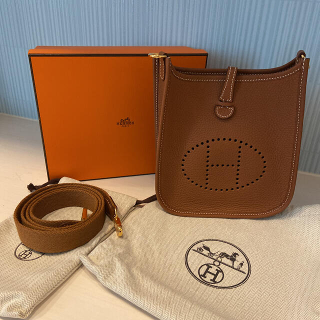 Hermes(エルメス)のエルメス エブリン ミニ TPM ゴールド ショルダー エヴリン HERMES レディースのバッグ(ショルダーバッグ)の商品写真