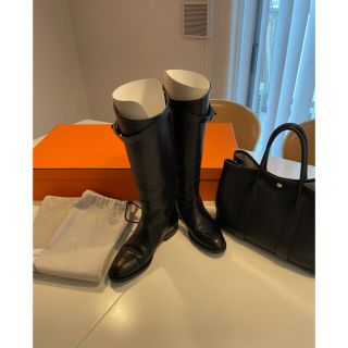 エルメス(Hermes)の専用のお品物です。　エルメス　ジャンピングブーツ　ソーブラック　Hermes (ブーツ)