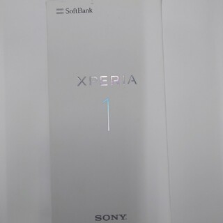 エクスペリア(Xperia)のXperia 1 White 64 GB Softbank SIM解除済み(スマートフォン本体)