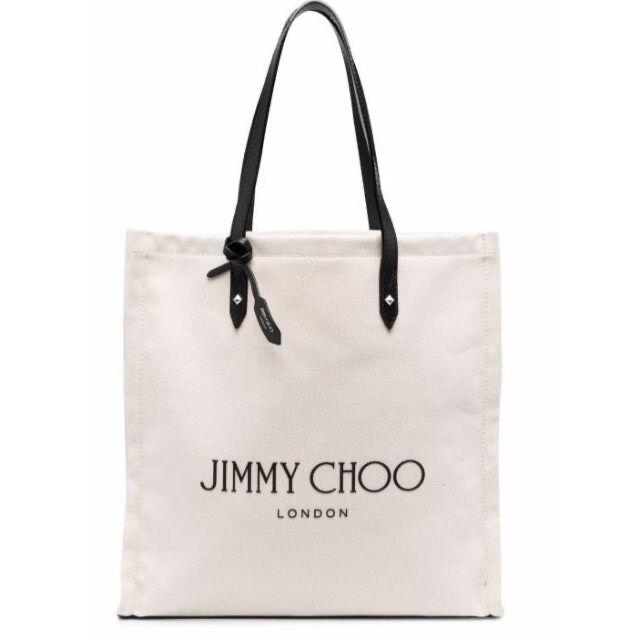 【Jimmy Choo 】ロゴプリント キャンバス トートバック | フリマアプリ ラクマ