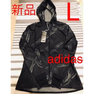 アディダス(adidas)の新品　アディダス  オウン ザ ラン グラフィック ジャケット　雨具　カッパ(ナイロンジャケット)