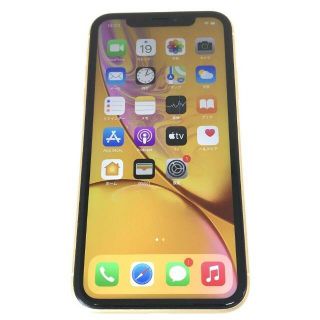 アップル(Apple)のSIMフリー iPhone XR 64GB 89% イエロー (スマートフォン本体)