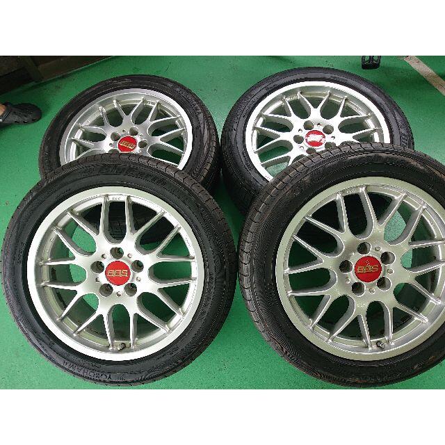 BBS　RX　 8J×18　 ヨコハマブルーアース　235/50/18　４本タイヤ・ホイールセット