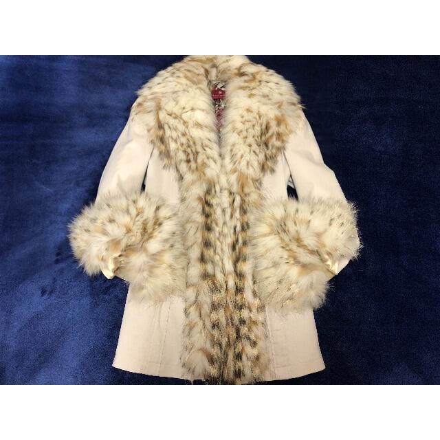 イタリア製DINOMODA ★リアルファーコート レディースのジャケット/アウター(毛皮/ファーコート)の商品写真