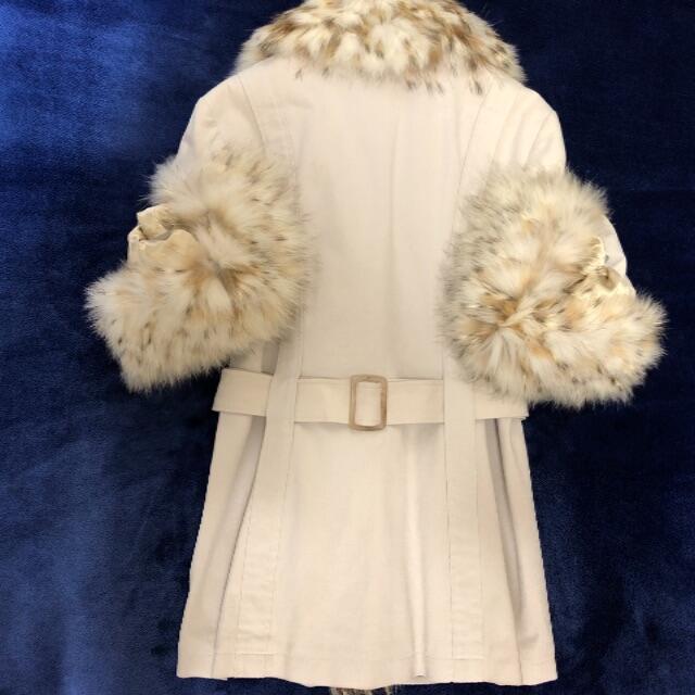 イタリア製DINOMODA ★リアルファーコート レディースのジャケット/アウター(毛皮/ファーコート)の商品写真