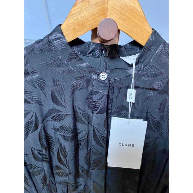 クラネ紙タグ付き☆CLANE LEAF JACQUARD ONE PIECE 0の通販 by