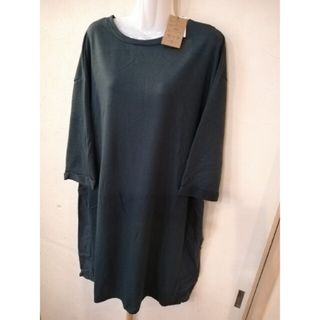 値下げ！新品♡バックがお洒落なワンピース♡3Lサイズ(ひざ丈ワンピース)