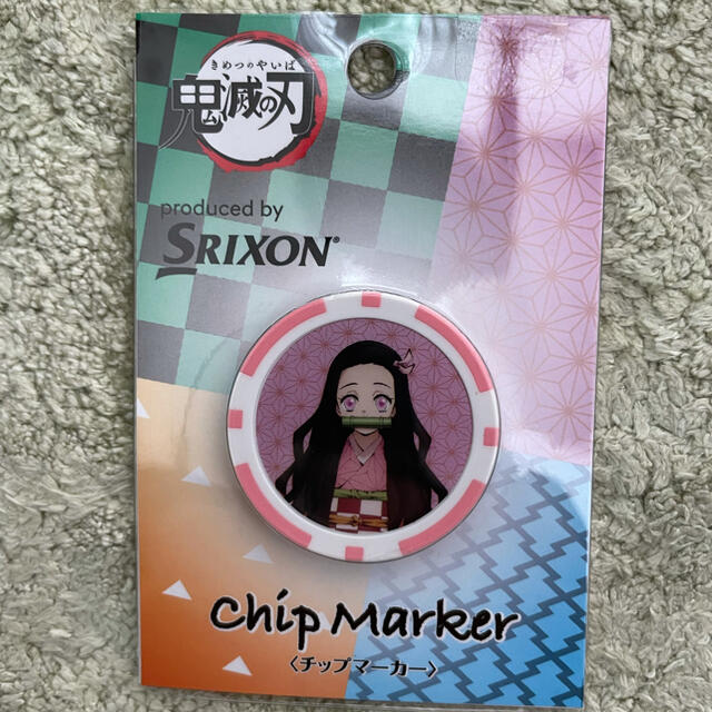 Srixon(スリクソン)の鬼滅の刃　禰󠄀豆子　ゴルフマーカー スポーツ/アウトドアのゴルフ(その他)の商品写真