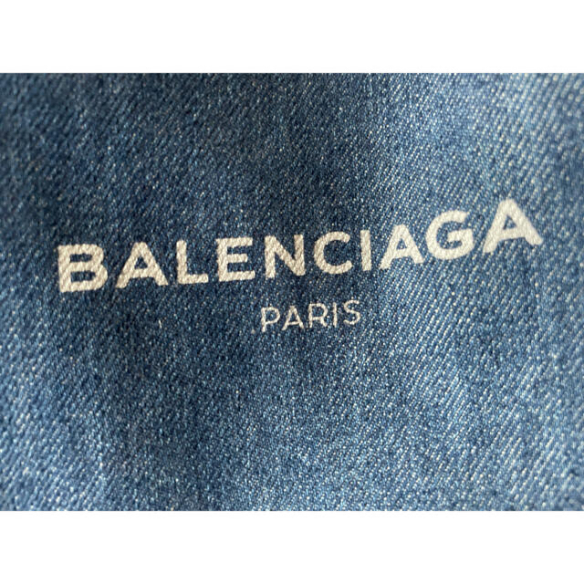 Balenciaga(バレンシアガ)のバレンシアガ　ネイビーカバS ポーチ付き　デニムトート レディースのバッグ(トートバッグ)の商品写真