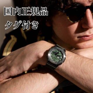 ジーショック(G-SHOCK)の【正規品】CASIO gm2100b-3ajf グリーン　カシオーク(腕時計(アナログ))