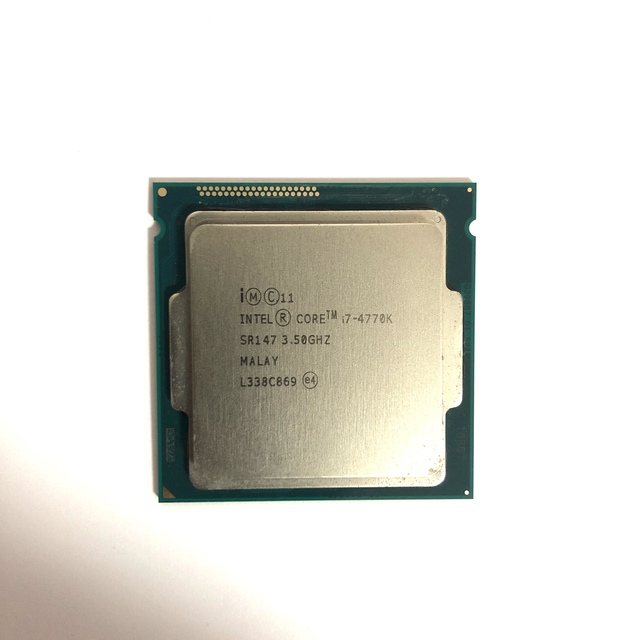 Intel core i7 4770k 3.50GHZ　分解前動作確認済