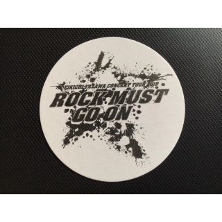 ヤザワコーポレーション(Yazawa)の矢沢永吉 ダイヤモンドムーン限定 コースター ROCK MUST GO ON(ミュージシャン)