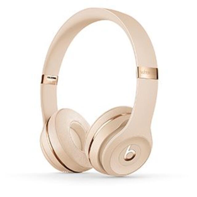 Beats Solo3 Wireless サテンゴールド MUH42PA/A - ヘッドフォン ... beats solo3 wireless ローズゴールド
