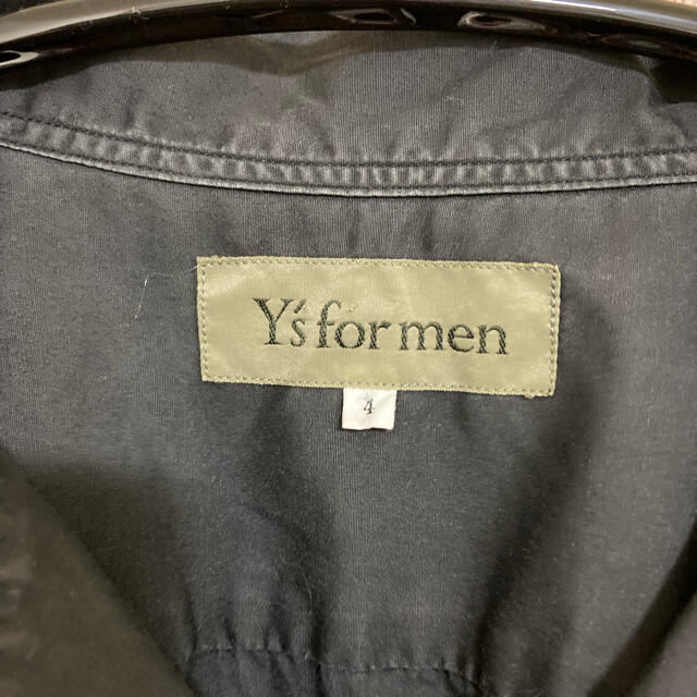 Y's for men ワイズフォーメン オープンカラーシャツ 半袖 黒 4 2