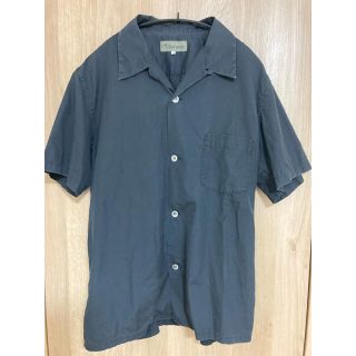 ワイズ(Y's)のY's for men ワイズフォーメン オープンカラーシャツ 半袖 黒 4(シャツ)