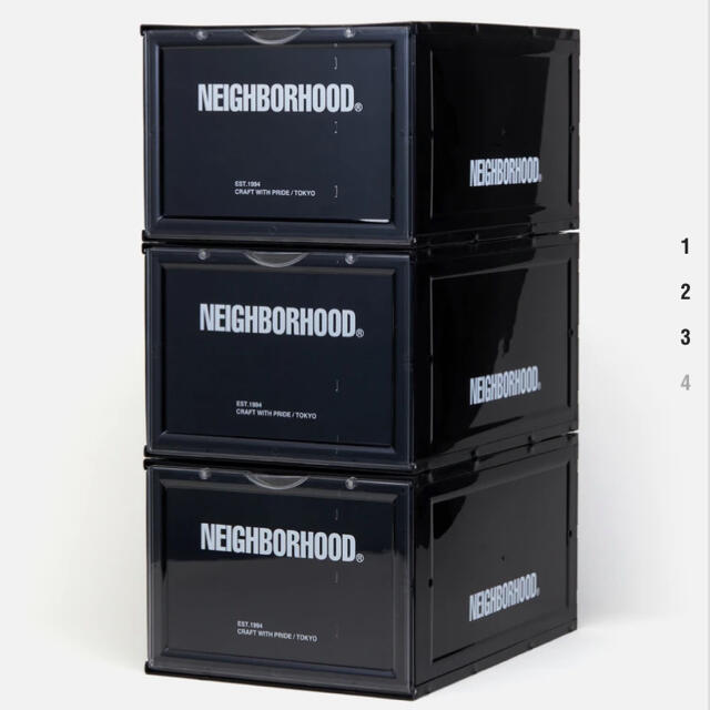 NEIGHBORHOOD CI / P-SNEAKER STORAGE４個セット