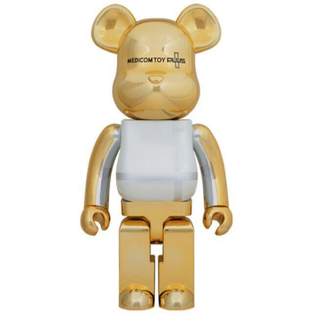 MEDICOM TOY(メディコムトイ)のBE@RBRICK GOLD CHROME Ver. 1000％ エンタメ/ホビーのフィギュア(その他)の商品写真