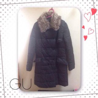 ジーユー(GU)の♡ GU ファーダウンコート ♡(ダウンコート)