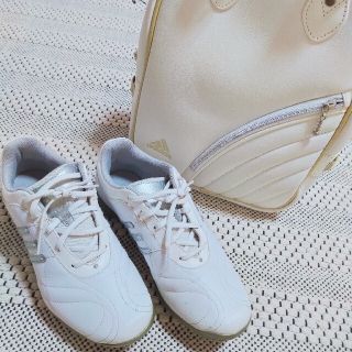 アディダス(adidas)のadidasゴルフシューズ24センチ(シューズ)