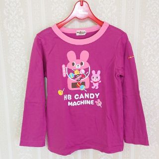 ミキハウス(mikihouse)のミキハウス（HOT.ᗷ）♥キャンディーマシーンカットソー②♥120cm♥パープル(Tシャツ/カットソー)