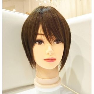 レミー人毛100%シルクスキンＩ型つむじ総手植え地肌✨平野紫耀❣️艶髪ショート✨(ショートストレート)