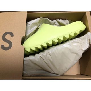 アディダス(adidas)のyeezy slide ピュアグリーン(サンダル)