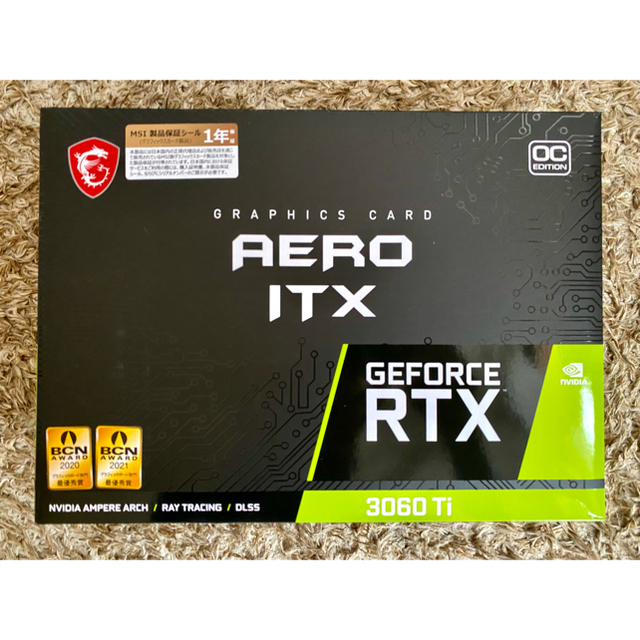 【新品・未開封】RTX 3060 Ti AERO ITX 8G OC LHR