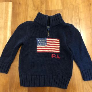 ポロラルフローレン(POLO RALPH LAUREN)のラルフ　おしゃれ　ニット　　90〜100サイズ　3T(ニット)