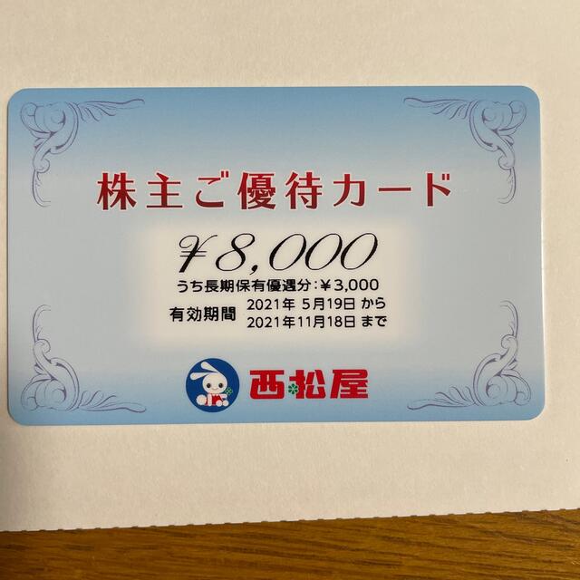 西松屋株主ご優待カード