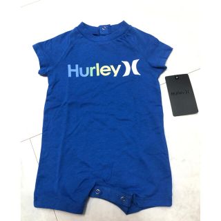 ハーレー(Hurley)の【新品・タグ付き】3ヶ月　ハーレーロンパース　ハーレーベビー(ロンパース)