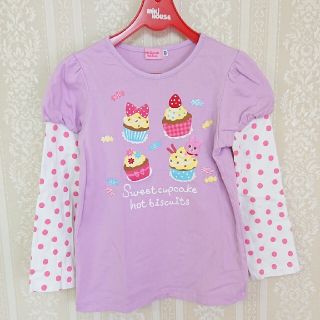 ミキハウス(mikihouse)のミキハウス（HOT.B）♥カップケーキ♥カットソー♥120cm(Tシャツ/カットソー)